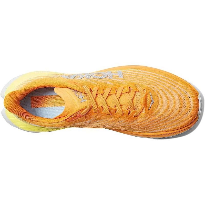 Yellow Men Hoka Mach 5 Training Shoes | US9697-452